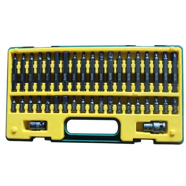 

40 pcs torx star hex bits socket set s2 alloy steel auto repair bits set mf