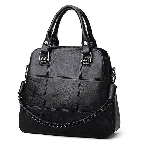 

2019 women leather handbag shoulder bag tote purse large capacity shoulder crossbody bags for women ladies hand bags