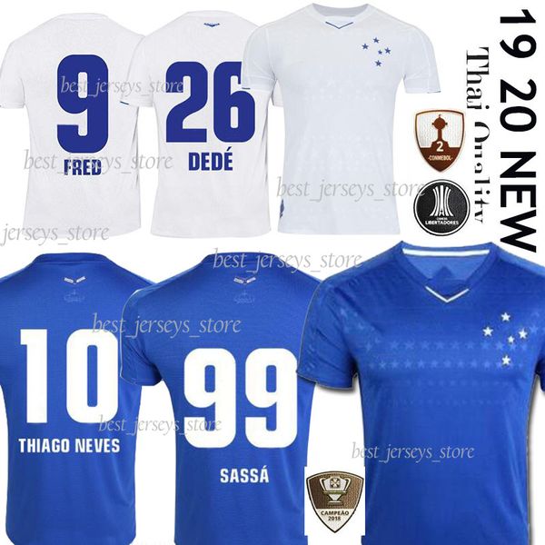 

19 20 brazil cruzeiro esporte clube soccer jersey 26 dedÃ© 30 thiago neves 23 rodriguinho football shirts de arrascaeta camisa de cruzeiro, Black;yellow