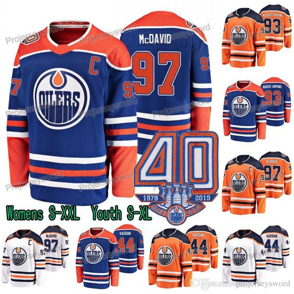 

Womens & Youth 40th Anniversary Connor McDavid Jersey Edmonton Oilers Alex Chiasson Zack Kassian Oscar Klefbom Ryan Nugent-Hopkins Jerseys