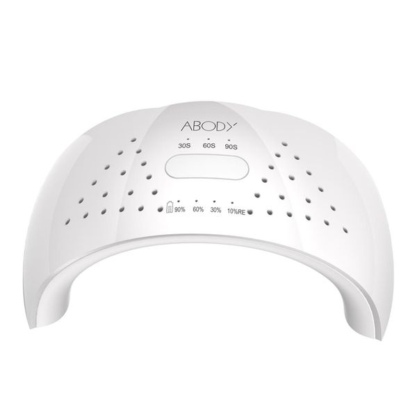 

abody 12w 365+395nm uv lamp nail dryer rechargeable fingernail & toenail fast curing led nail lamp light machine salon tool
