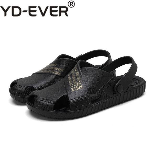 

men sandals 2019 new arrival patchwork red black sandal man shoes casual comfortable beach sandals men summer shoes male slipper
