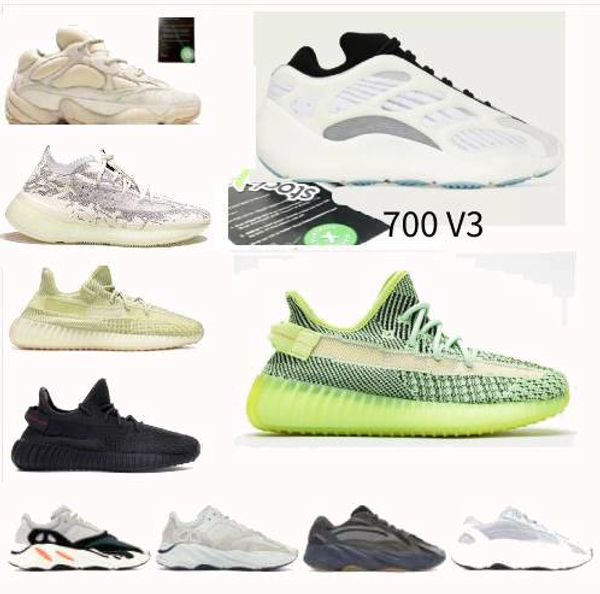 

700 v3 azael kanye west running shoes kanye v2 big size us13 beluga,black,grey kanye west v2 running sneakers with box receipt sock, White;red