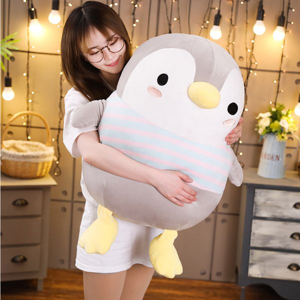 

giant soft fat penguin plush toys stuffed cartoon animal doll fashion toy for kids baby lovely girls christmas birthday gift y200111