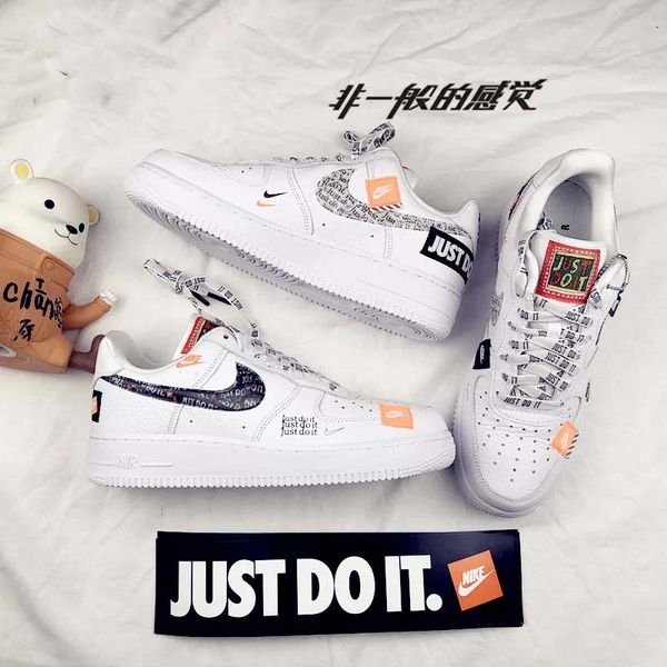 

nÃ­ke air forcÃ¨ 1 low 07 prm pack retro premium jst do it jdi orange black white sneakers sports running shoes just force 36-45 112613