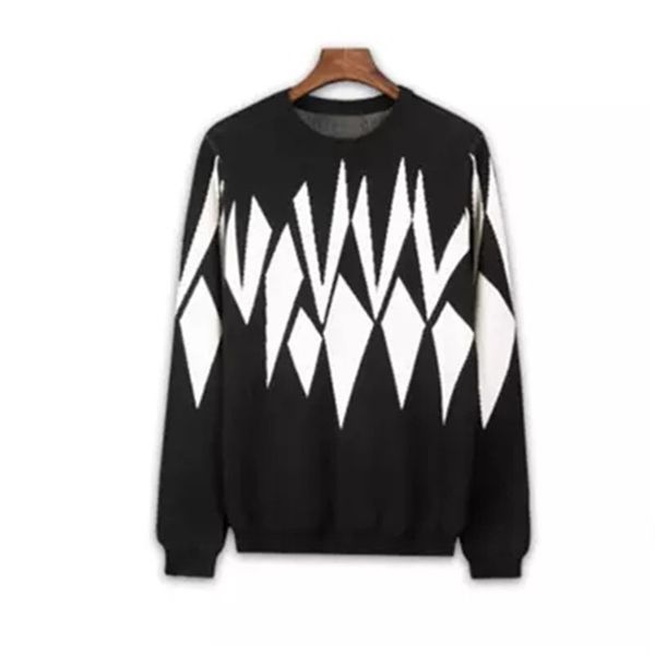 

new fashion pure cashmere knit men oneck patchwork loose thick pullover sweater black 2color s-2xl, White;black
