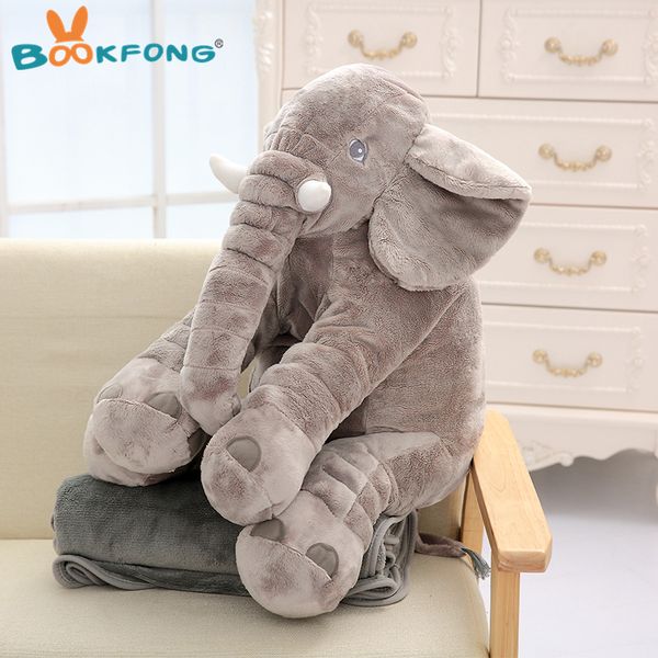 2019 60cm Elephant Pillow Plush Toy Soft Stuffed Animals Elephant