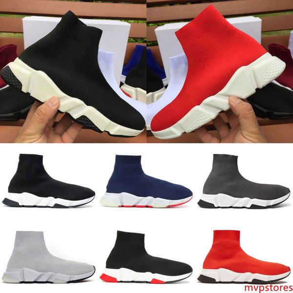 

speed trainer fashion men women designer sneakers black white blue mens trainers casual sock shoes runner us 5.5-11