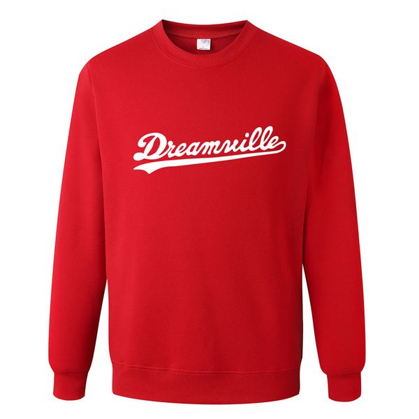 

j. cole dreamville printed pullover mens womens casual pullover male female hip hop dv designer sweatshirts long sleeve tshirts, Black