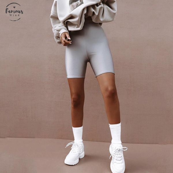 

ladies high waist shorts women regular jogger punk biker shorts autumn sweatpants women casual streetwear black shorts, White;black