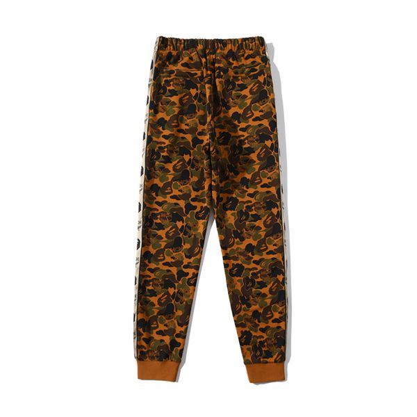 

новое прибытие подростковая desert camo terry hip hop брюки мужчины женщины черный мультфильм печати свободные брюки, Black