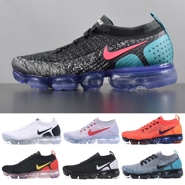 

fly knit 1.0 2.0 air cushion men women running shoes bhm red orbit metallic gold triple black sneakers trainers 36-45