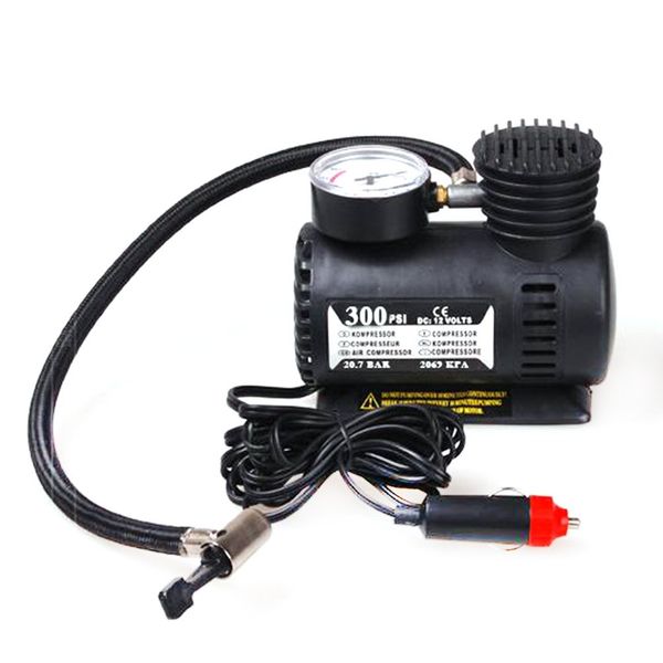 

portable car accessories automotive durable vehicle mini air compressor 300 psi tire inflator pump 12v car parts