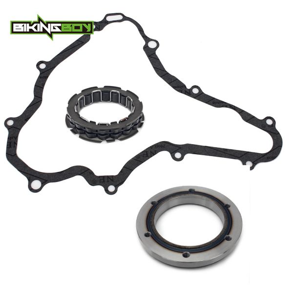 

bikingboy for ltr lt-r 450 quadracer 06 07 08 09 one way bearing + starter clutch + gasket kit atv utv replacement set