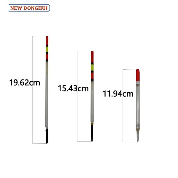 

newdonghui 10pcs/lot fishing float fishing bobber 12cm 15.5cm 19.5cm plastic meterial 20180907