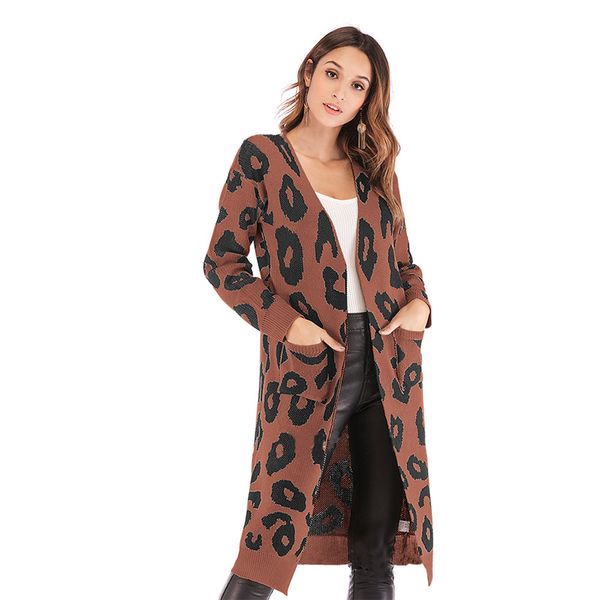 

fashion- long cardigan women designer spring autumn winter women sweater coat fashion warm long sleeve knitted cardigan cdr551mx190820, White;black