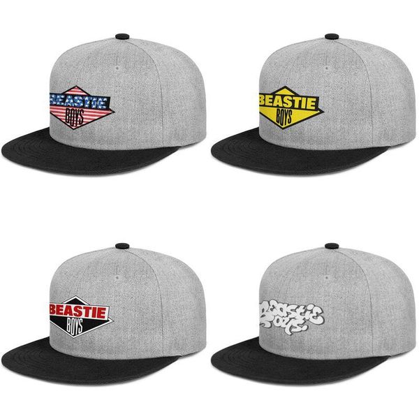 

the beastie boys logo white mens and women flat edge baseball cap fitted design your own hats yellow entertainment graffiti art 20, Blue;gray