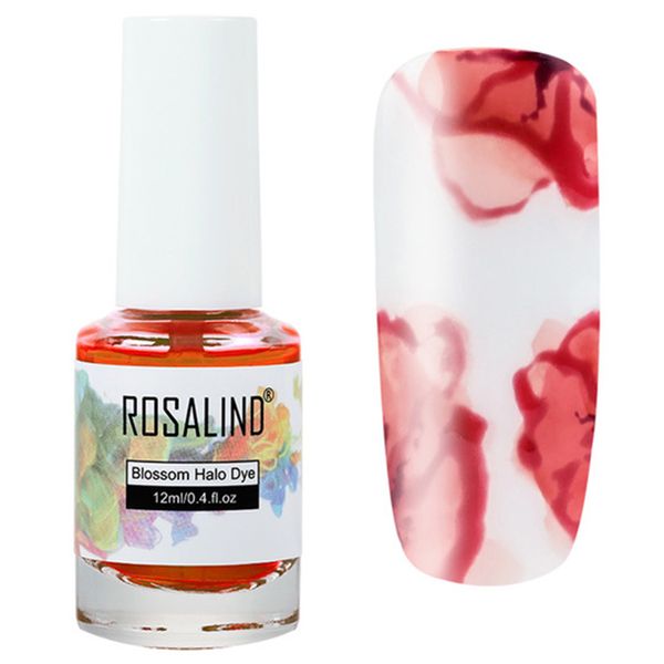

rosalind 12ml blossom nail gel polish design of gels semi permanent uv lamp soak off blooming gel lacquer nail art manicure a275, Red;pink