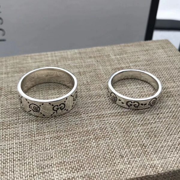 

2020 new product 925 silver ring couple ring fashion men ring jewelry set wholesale china bulk, Golden;silver