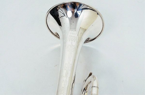

new trumpet pro king tp 2065 sp trumpet b flat musical instruments+blue case