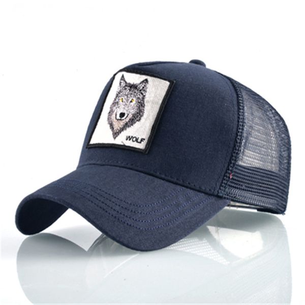 

Embroidery Cock Wolf Hats Baseball Caps High Quality Sport Mesh Cap Summer Sun Hat Adjustable Couples Cap Fashion Snapback Hats