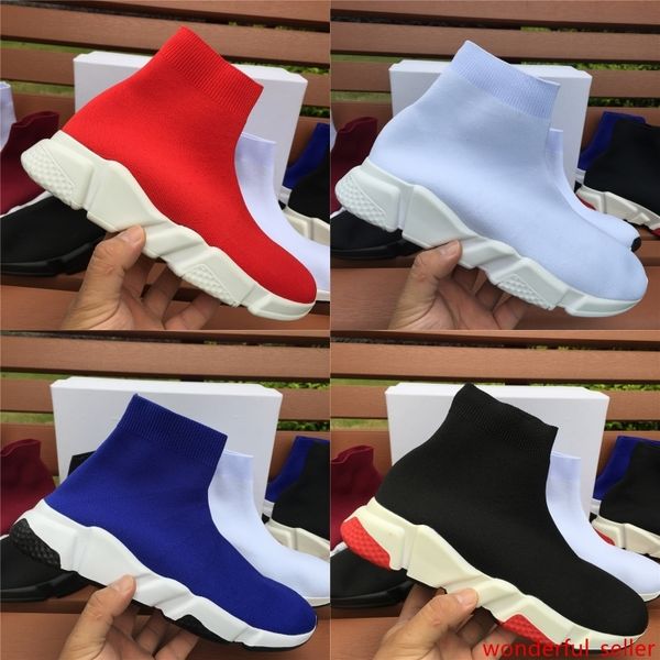 

designer socks shoes black red blue comfortable platform casual shoes speed trainer flat classic fashion girls luxury ourdoor zapatos