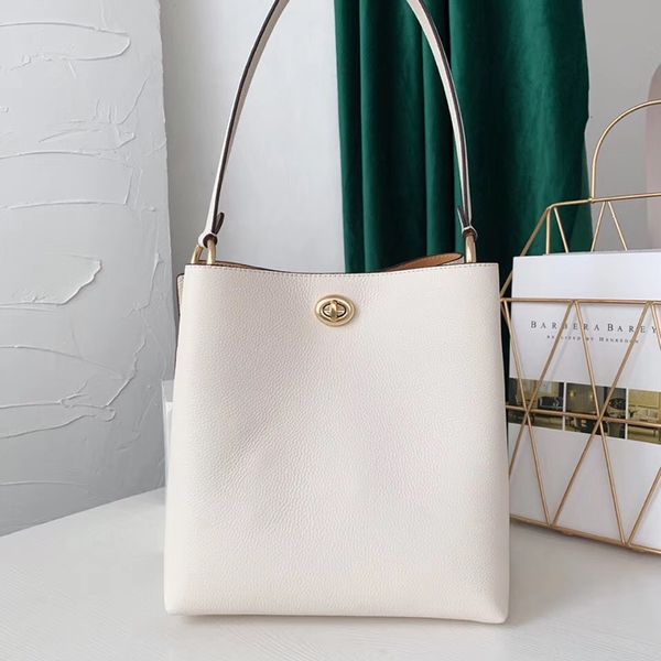 

2020 new charlie bucket bag women's leather bucket tramp bag large one shoulder messenger handbag