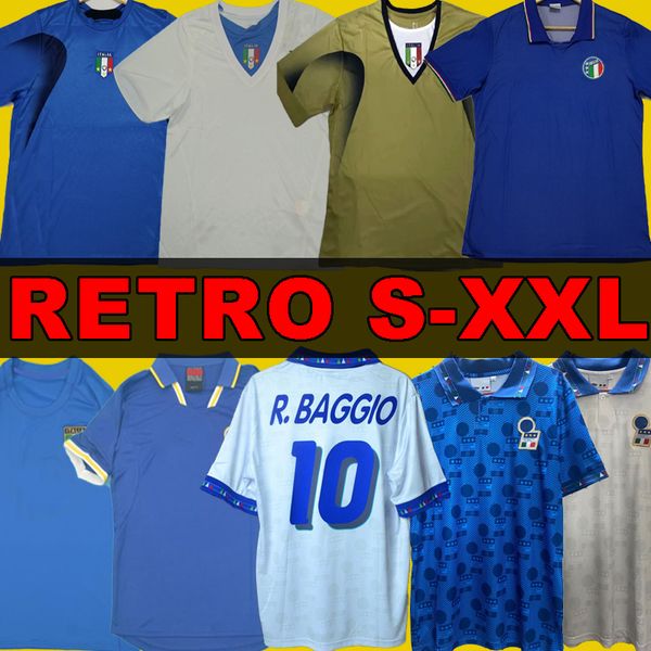 

world cup italy retro 1990 1996 soccer jersey 1994 maldini baggio donadoni schillaci totti del piero 2006 pirlo inzaghi buffon 2000 football, Black;yellow
