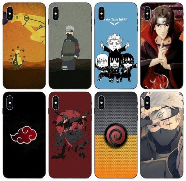 

tongtrade] naruto akatsuki clan cloud symbol printed case for iphone 11 pro 8 7 6s 6p 5s 5p x xs max samsung m40 huawei p30 pro custom case
