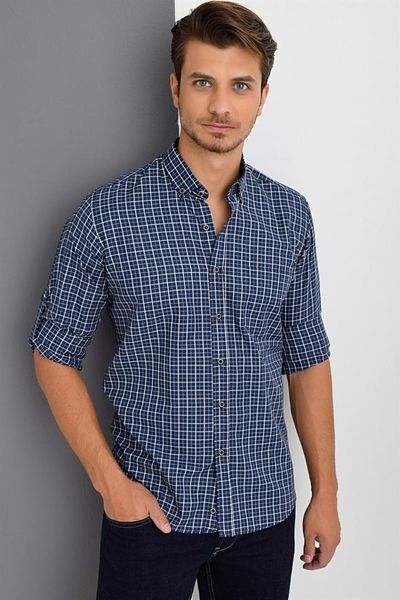 

g667 dewberry shirt -dark blue, White;black