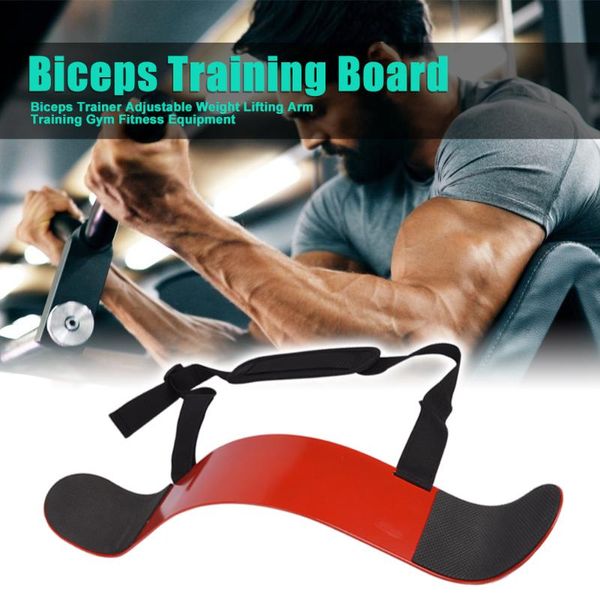 

weightlifting arm blaster adjustable aluminum bodybuilding bomber bicep curl triceps muscle training fitness gym equipment