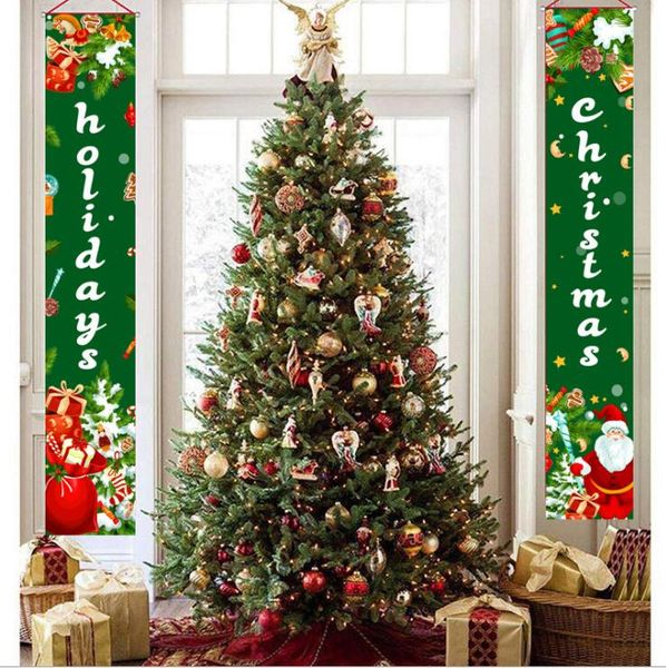 

couplet party banner flags for hallowmas christmas letter printed wall hanging cloth home door sign supplies courtyard decoration bwf547