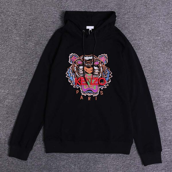 

высокое качество горячие мужчины женщины вышивают тигр логотип свитер спортивны