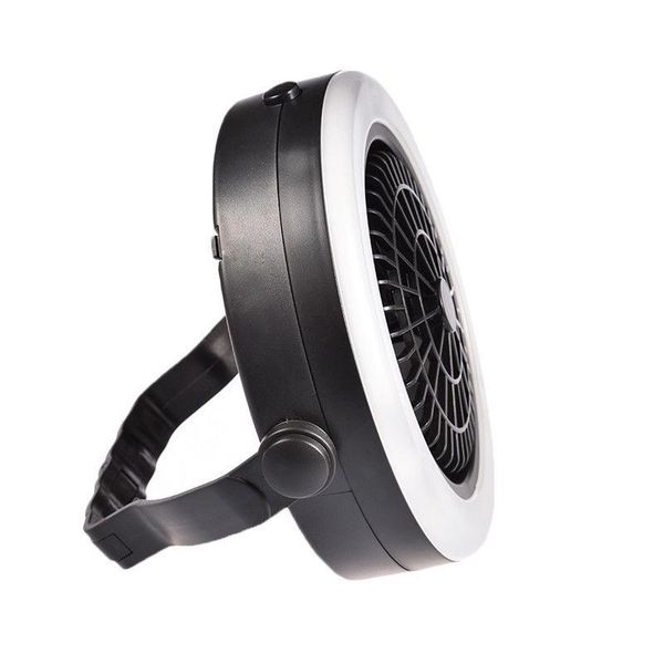 

outdoor camping portable usb rechargeable led multifunction fan light hanging tent lamp