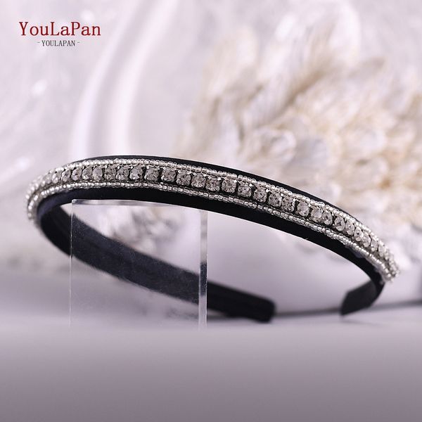 

youlapan s217-fg fashion luxury sparkly rhinestone headband bridal stone hairband women hair accessories wedding hair jewelry