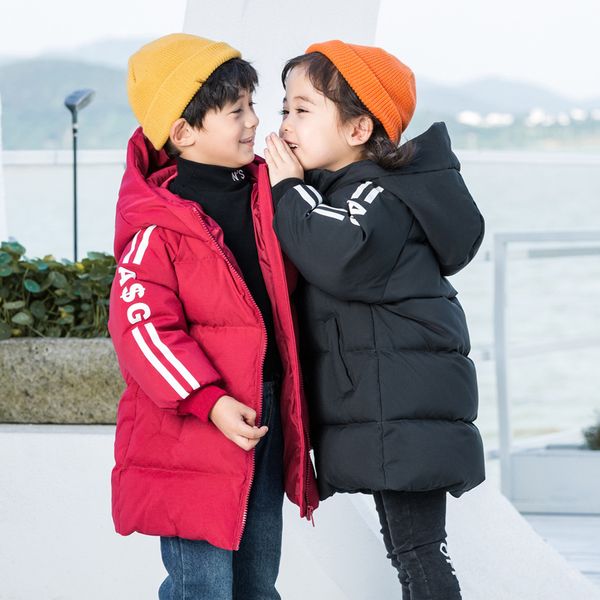 

baby boys down jacket 2020 autumn winter jacket for children kids hooded warm outerwear coat for boy clothes 3 4 5 years, Blue;gray