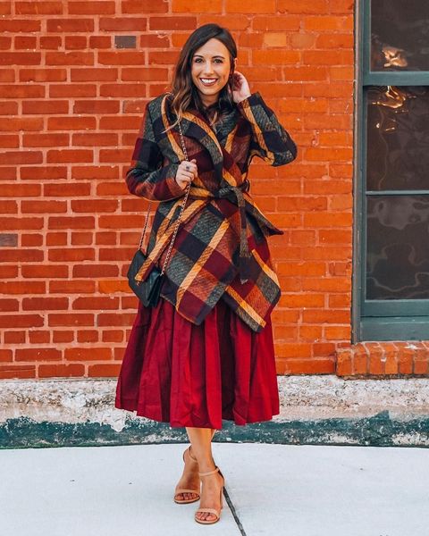 

outwear classic plaid 2020 long sleeve autumn winter luxury woolen vintage a25 coats for women gr, Black