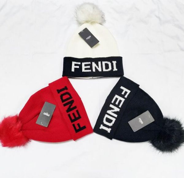

Hkl 13 fendi ca ual brand autumn winter brand men women beanie kull cap fa hion ca ual knitting cap trump hat, Blue;gray