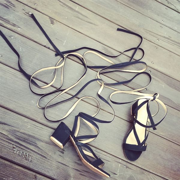 

chunky, medium and versatile strappy sandals for women's summer 2019, Black