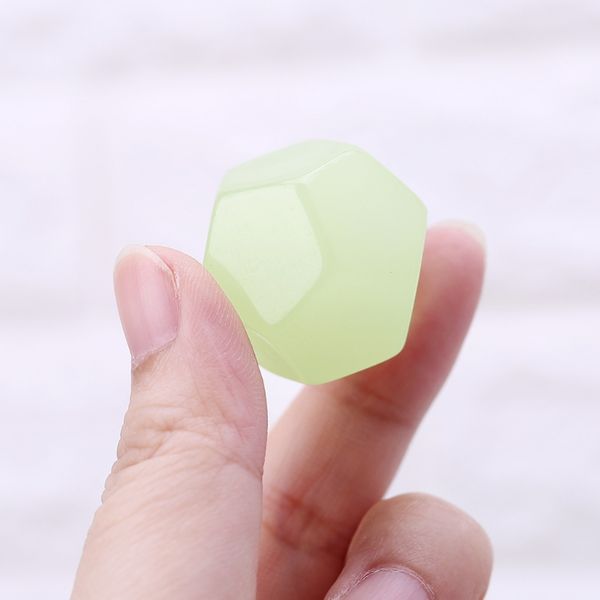 

10pcs d12 polyhedral dices luminous blank dice for dungeons & dragons rpg, Black