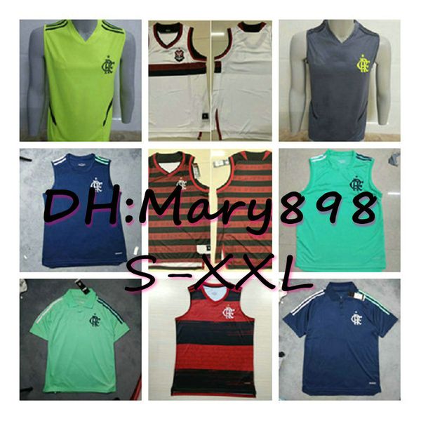 

new 2019 2020 flamenco vest soccer jersey shorts 2019 2020 flamenco vest football shirts pants 15 style size s m  xl, Black;yellow