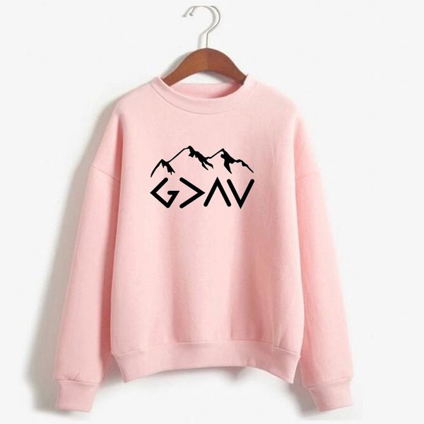 

god is greater than my highs and lows hoodie god is greater sweatshirt faith hoodie inspirational mountains clothes, Black
