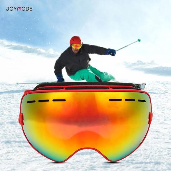 

joymode men women ski goggles double layers anti-fog big ski mask glasses skiing snow men women snowboard goggles