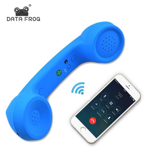 

wireless retro telephone handset and wire radiation-proof handset receivers headphones for a mobile phone with comfortable call