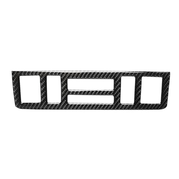 

down carbon fiber center console panel cover stickers for bmw e46 3 series