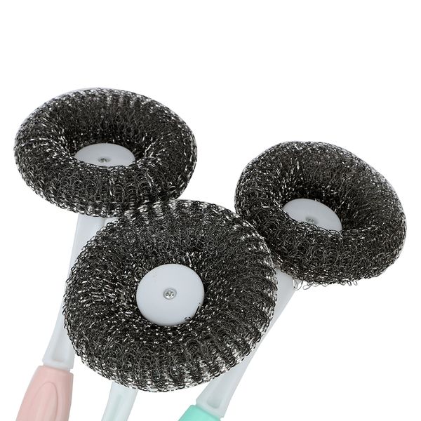 

cleaning brush barbecue tools kitchen accessories strong decontamination long handle bbq grills washer stainless steel