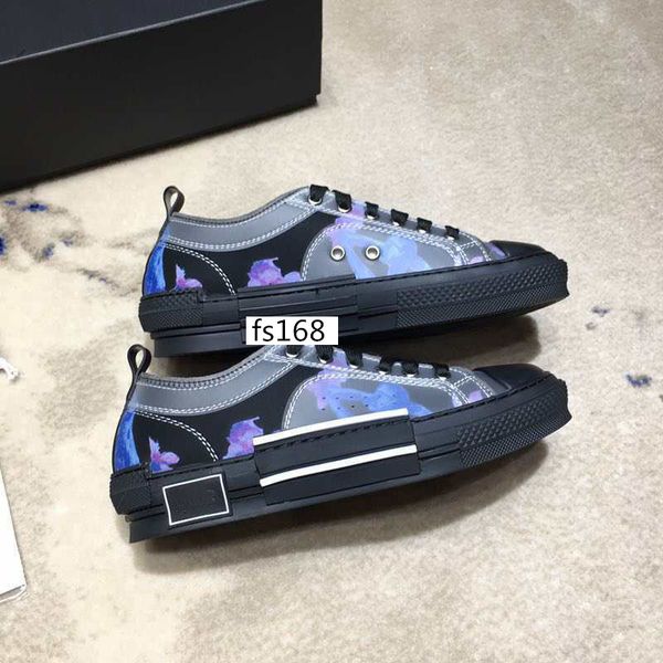 

flowers technical canvas b23 sneakers in oblique mens designer shoes womens fashion b23 shoes outdoor casual shoes quality, Black