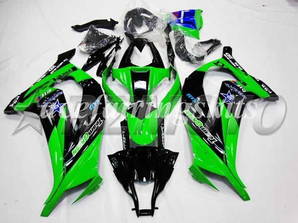 

new abs motorcycle full fairings kit fit for kawasaki ninja zx-10r zx10r 2011 2012 2013 2014 2015 10r 11 12 13 14 15 green black