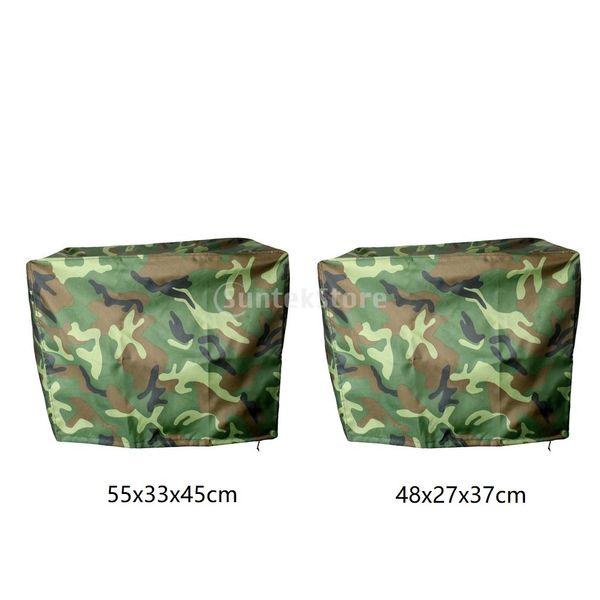 

2 pieces camo boat outboard motor cover universal for 2-15 engines new