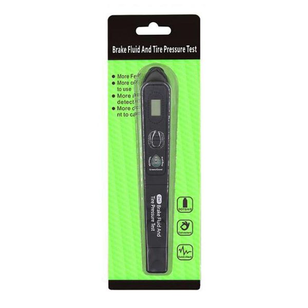 

brake fluid tire pressure tester accessories & parts brake fluid test pen pressure gauge 2 in 1 digital lcd display detection
